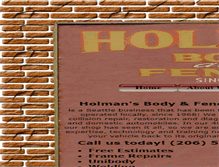 Tablet Screenshot of holmansbodyandfendershop.com
